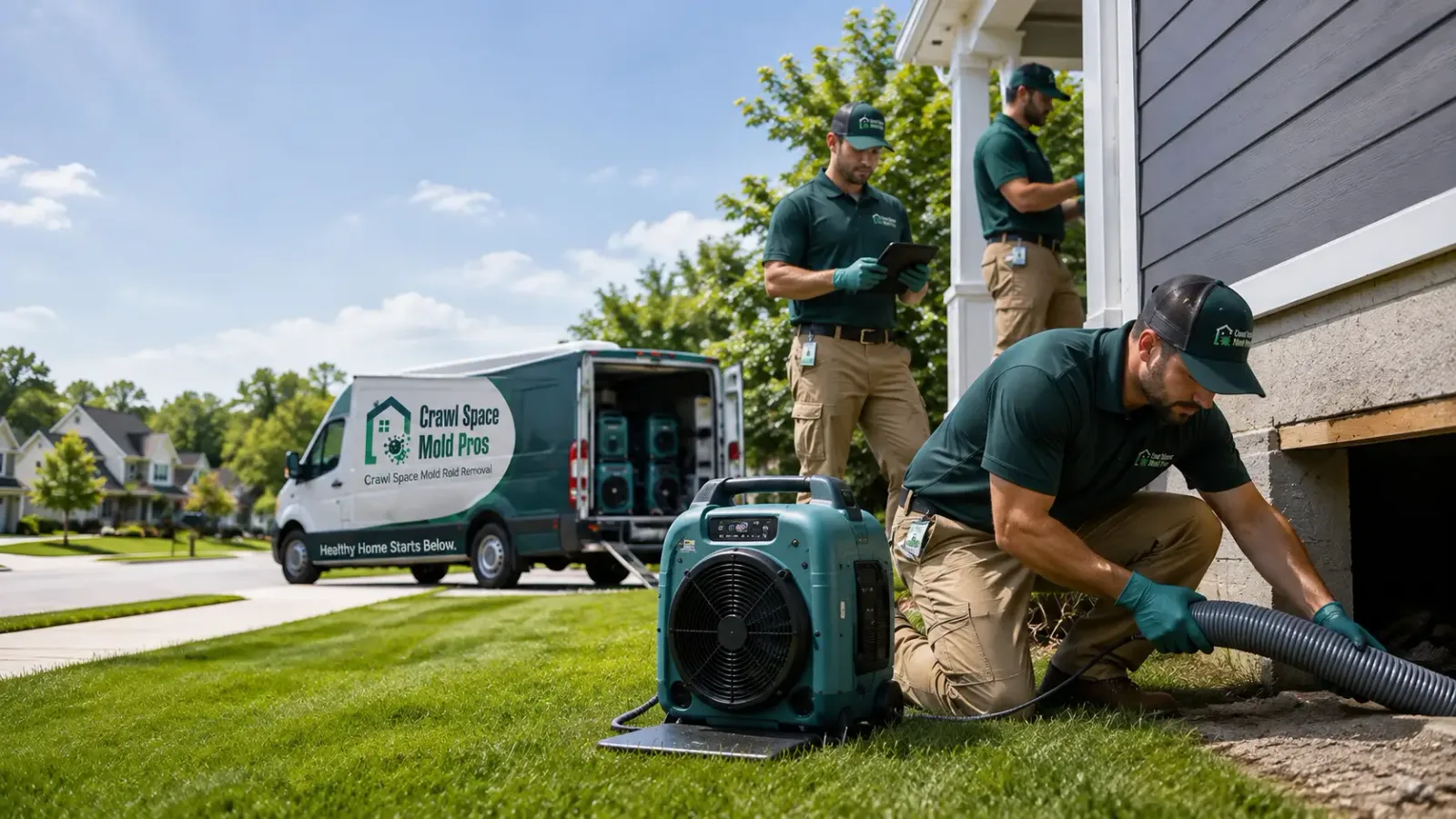 Crawl Space Mold Removal in Garden City, KS